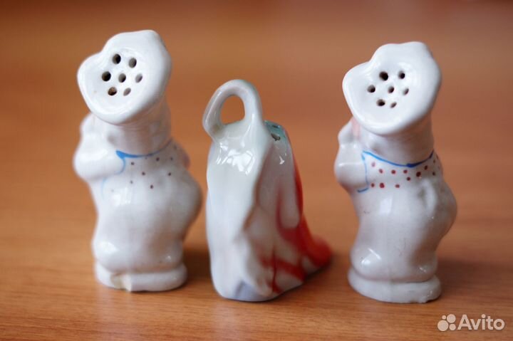 Солонки, перечницы фарфоровые СССР