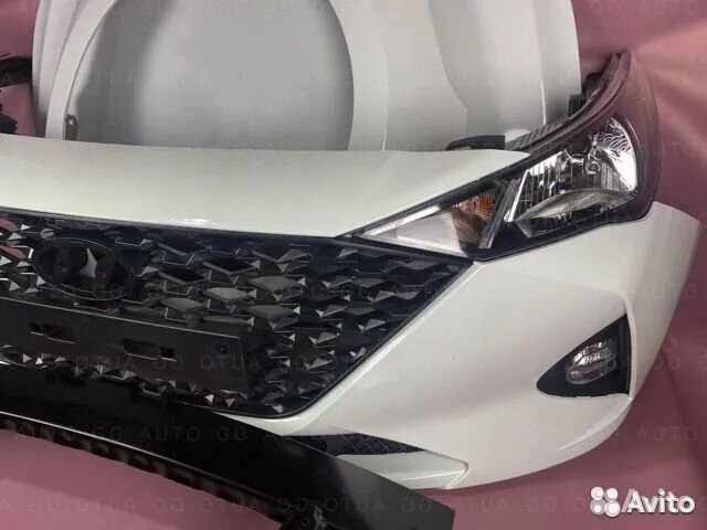 Фара Бампер Капот Крыло в Цвет Hyundai Solaris