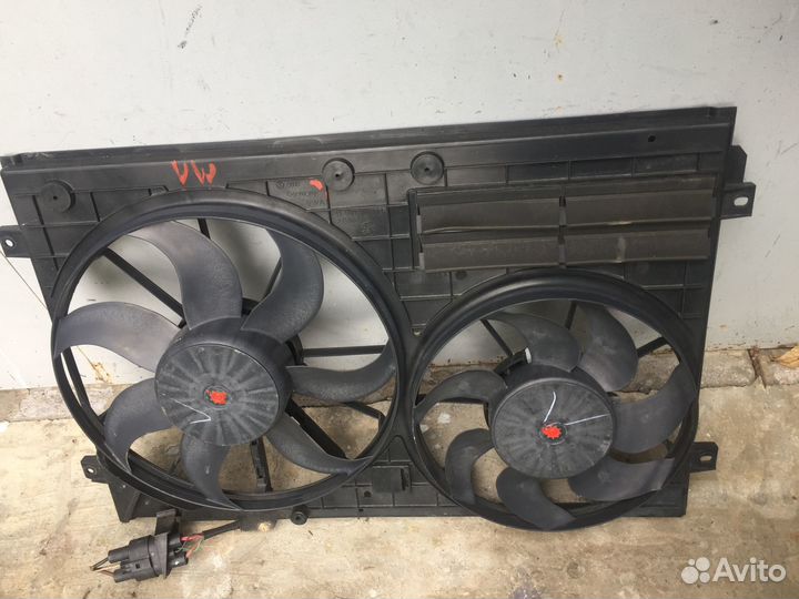 Вентиляторы с диффузором 1K0121207AA VW Passat B6