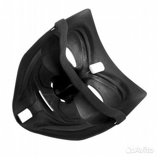 Черная карнавальная Маска Гая Фокса (Анонимуса)