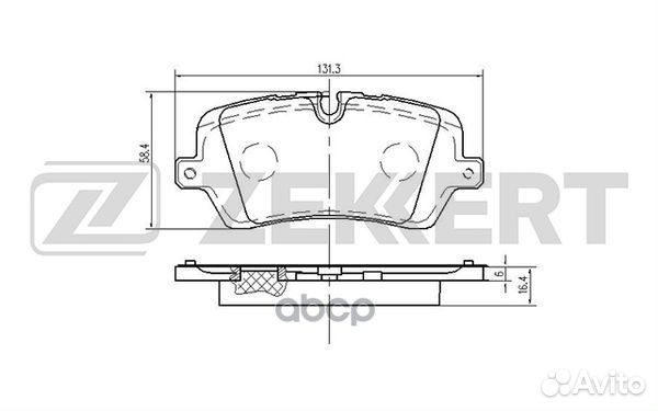 Колодки торм. диск. задн. Land Rover Discovery