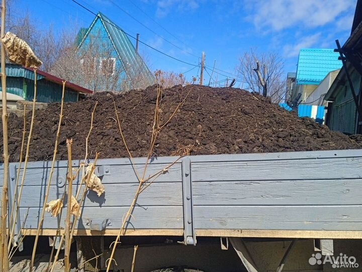 Навоз,перегной конский,коровий.Качество