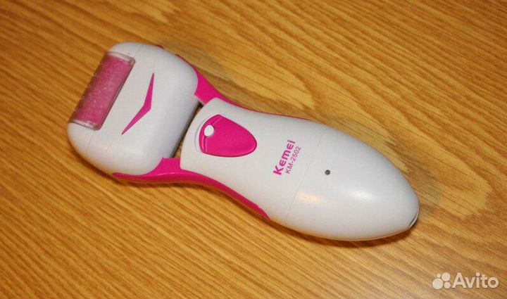 Пилка для пяток Kemei KM-2502 + сменный ролик