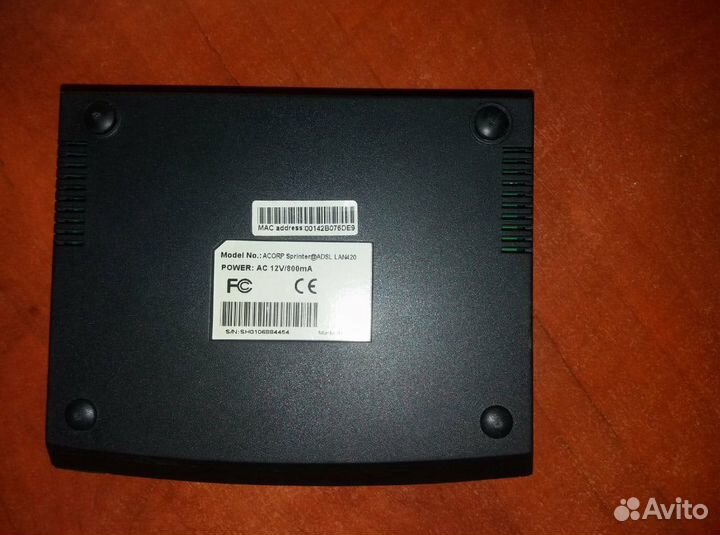 Wifi роутер Acorp sprinteradsl LAN420 Рабочий
