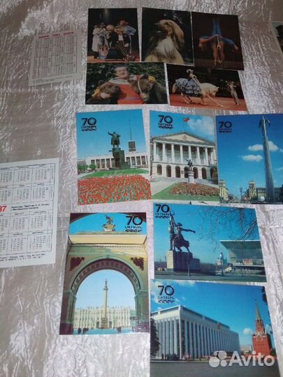 Календарики СССР