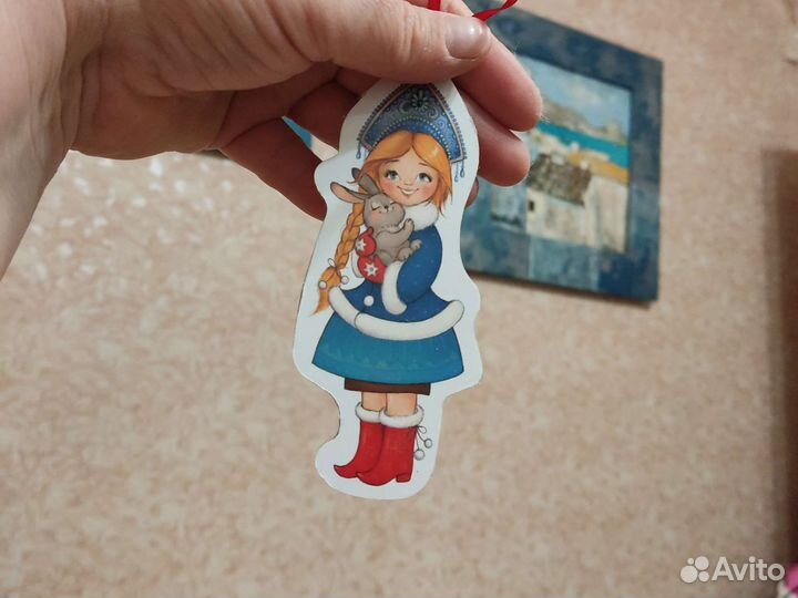 Ёлочные игрушки из картона, набор