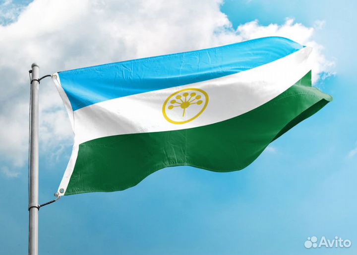 Флаг Республики Башкортостан