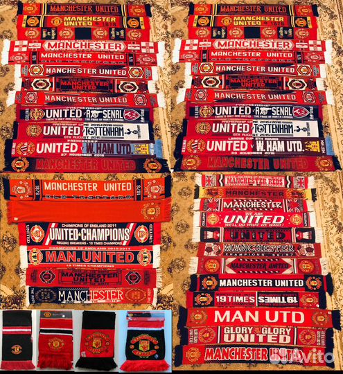 Шарфы футбольных клубов Англии