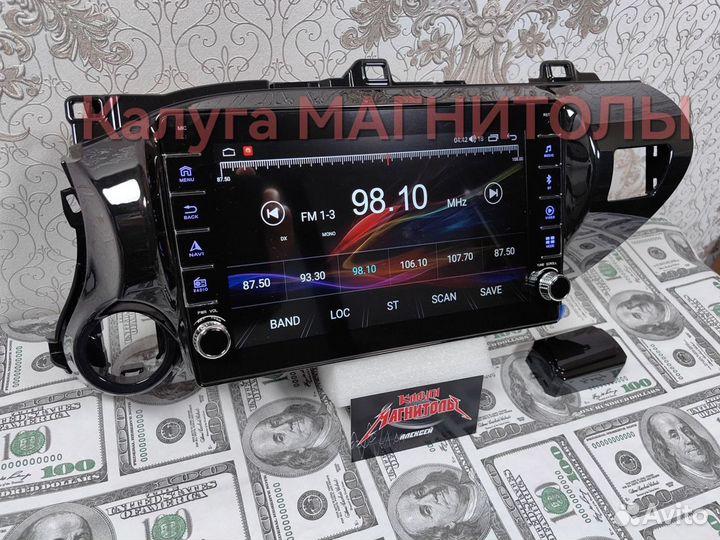 Магнитола Toyota Hilux 4/64 Гб android новая