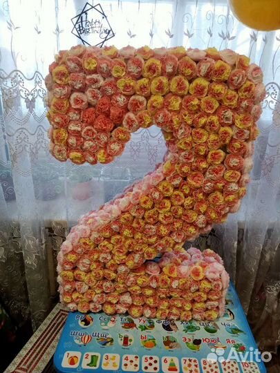 Цифра 2 на день рождения