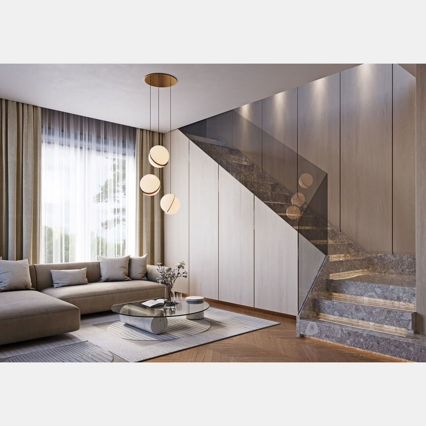 2-к. квартира, 53,8 м², 1/4 эт.