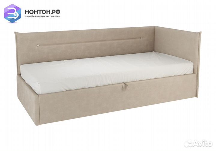 Кровать Альба 0.9 м капучино