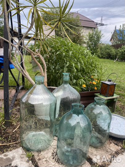 Старинные винные бутылки