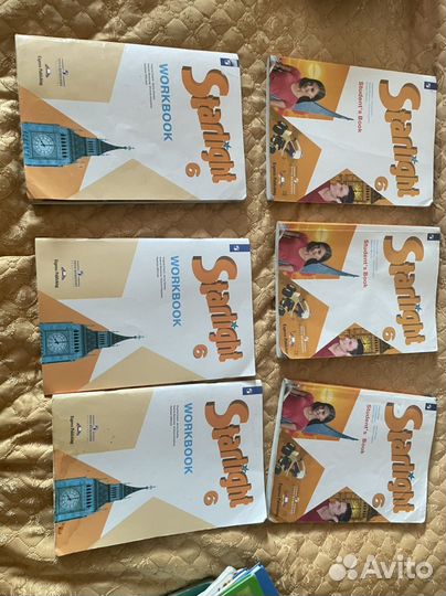 Starlight 6 класс учебник и рабочая тетрадь