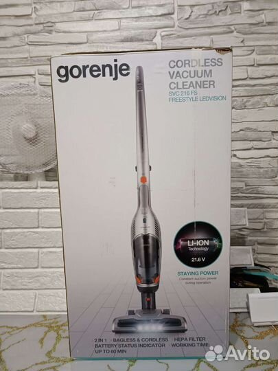 Вертикальный беспроводной пылесос