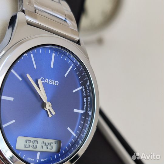 Часы casio electronic blue