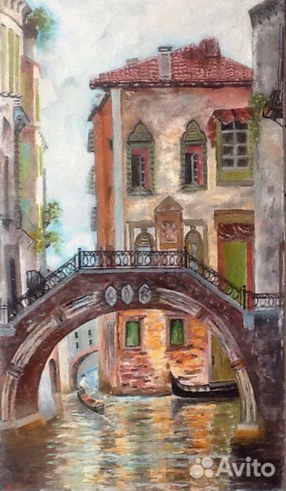 Картина маслом на холсте. Пейзаж