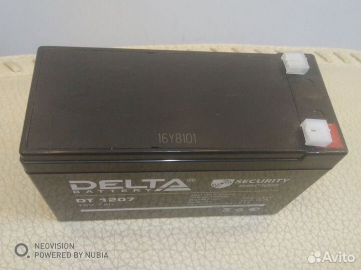 Аккумулятор для ибп 12В 7Ач