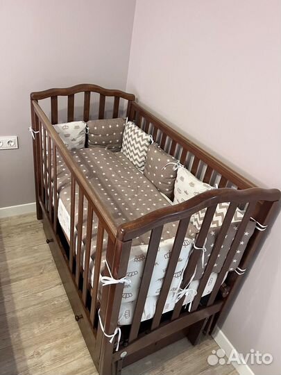 Итальянская кровать для новорожденных бу