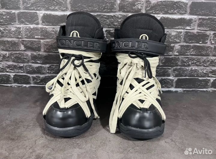 Rick owens x moncler boots
