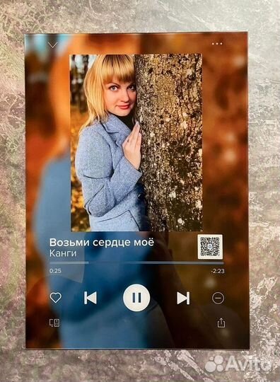 Фоторамка на стекле подарок до мурашек