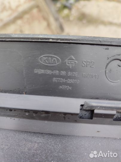 Молдинг двери передний правый Kia Seltos