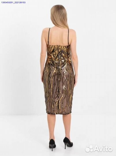 Новогоднее платье с пайетками (Арт.98220)