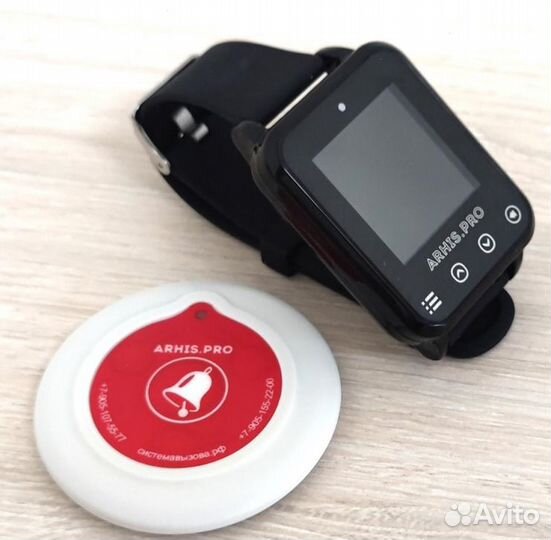 Кнпока вызова официанта и часы-пейджер Элит IP174