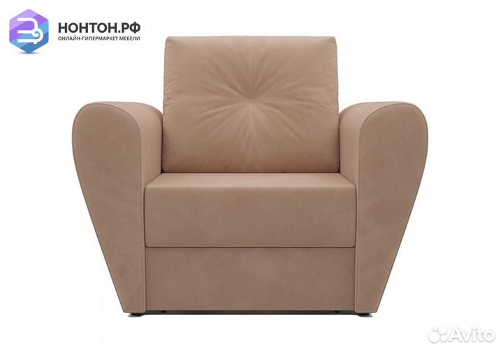 Кресло выкатное Квартет велюр бежевый