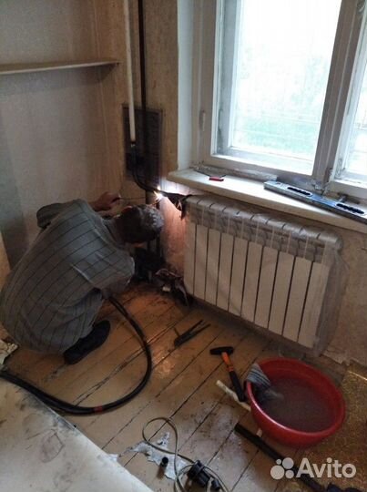 Замена батарей, гвс/хвс, полотенцесушителя, сварка