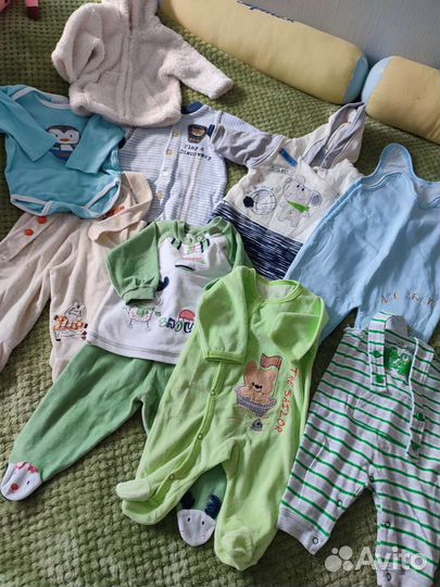 Вещи пакетом 0- 3 месяца