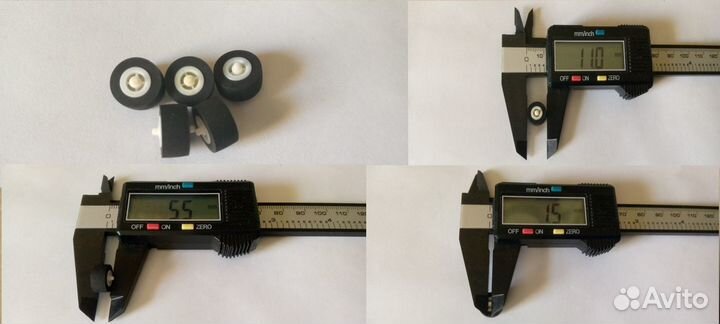 Ролики прижимные для кассетных дек и магнитофонов