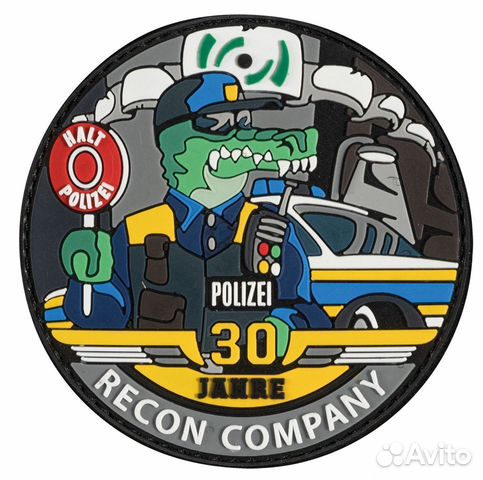 30 Years Recon Limited Rubber Patch Croco Police O