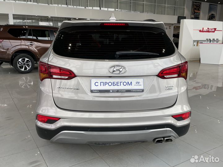 Hyundai Santa Fe 2.2 AT, 2017, 168 229 км