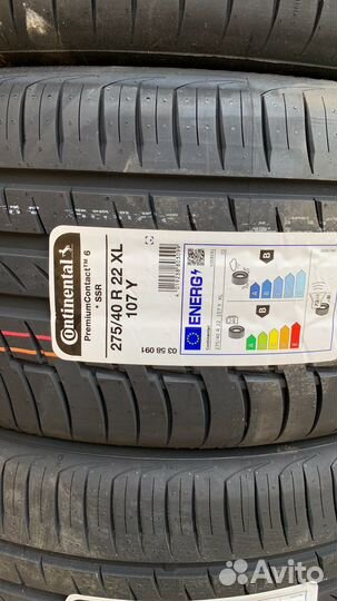 Continental PremiumContact 6 SSR 315/35 R22 и 275/40 R22