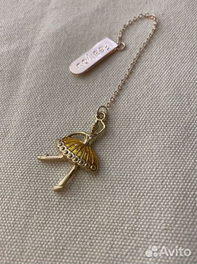 Закладка для книги «балерина» металлическая