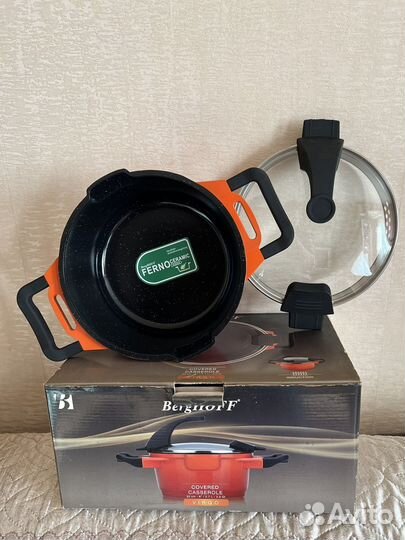 Кастрюля Berghoff virgo orange, 2,7 л, новая