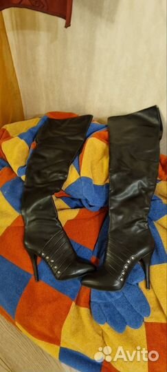 Сапоги ботфорты