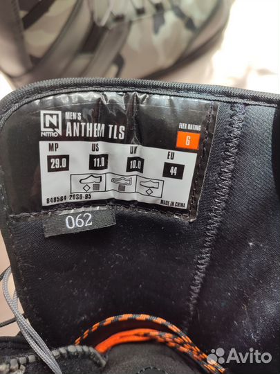 Ботинки для сноуборда Nitro, размер 44(29)