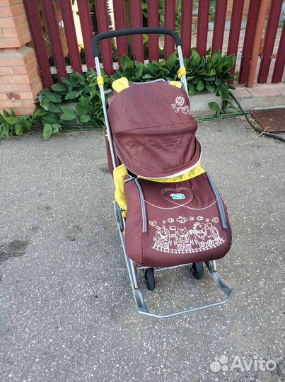 Коляска санки