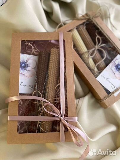 Подарочные наборы из свечей