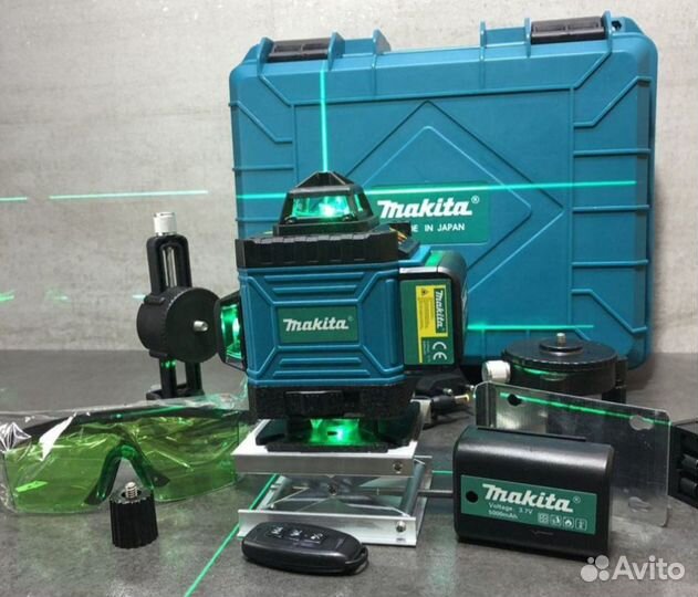 Лазерный уровень makita 4D нивелир 16 линий/Макита