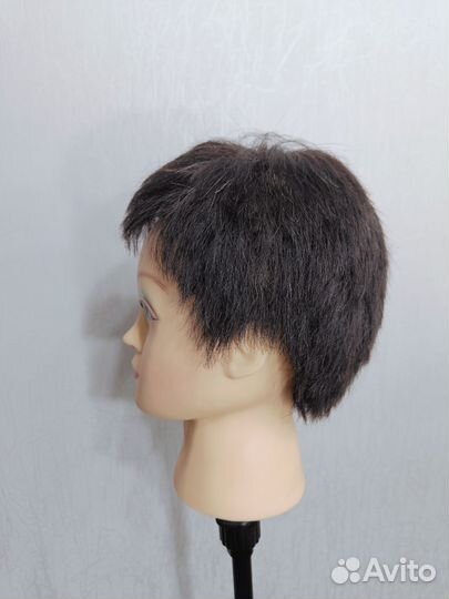 Голова манекен натуральные волосы