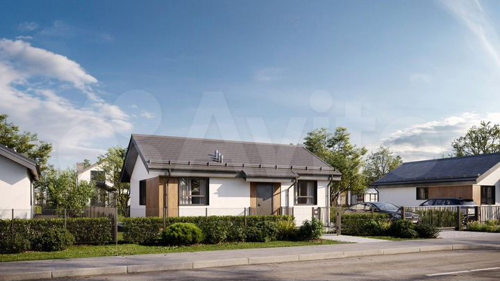 Дом 61 м² на участке 6,2 сот.