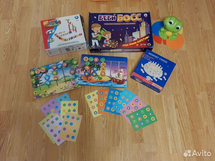 Игрушки пакетом, игры настольные 6 шт