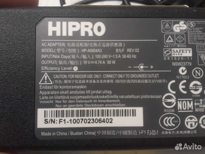 Блок питания для ноутбука acer original