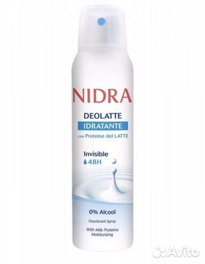 Дезодорант Nidra Увлажняющий с мол прот Италия