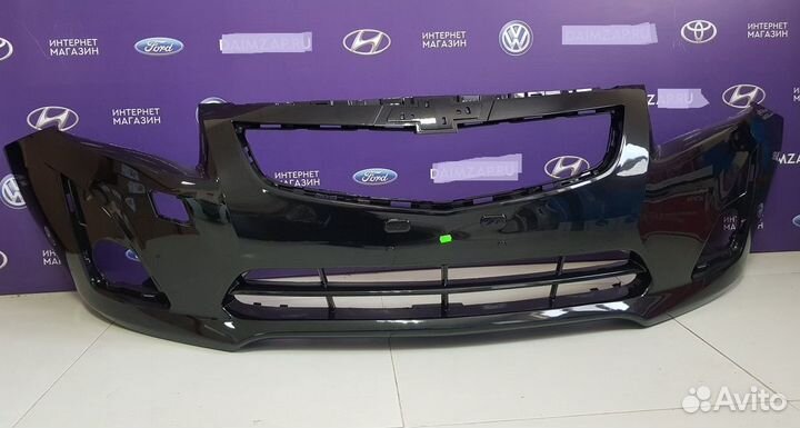 Бампер передний Chevrolet Cruze 2013 черный