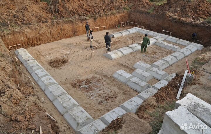 Фундамент ленточный фл 8.12-2