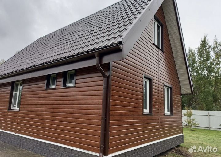 Обшивка домов сайдингом и панелями утепление